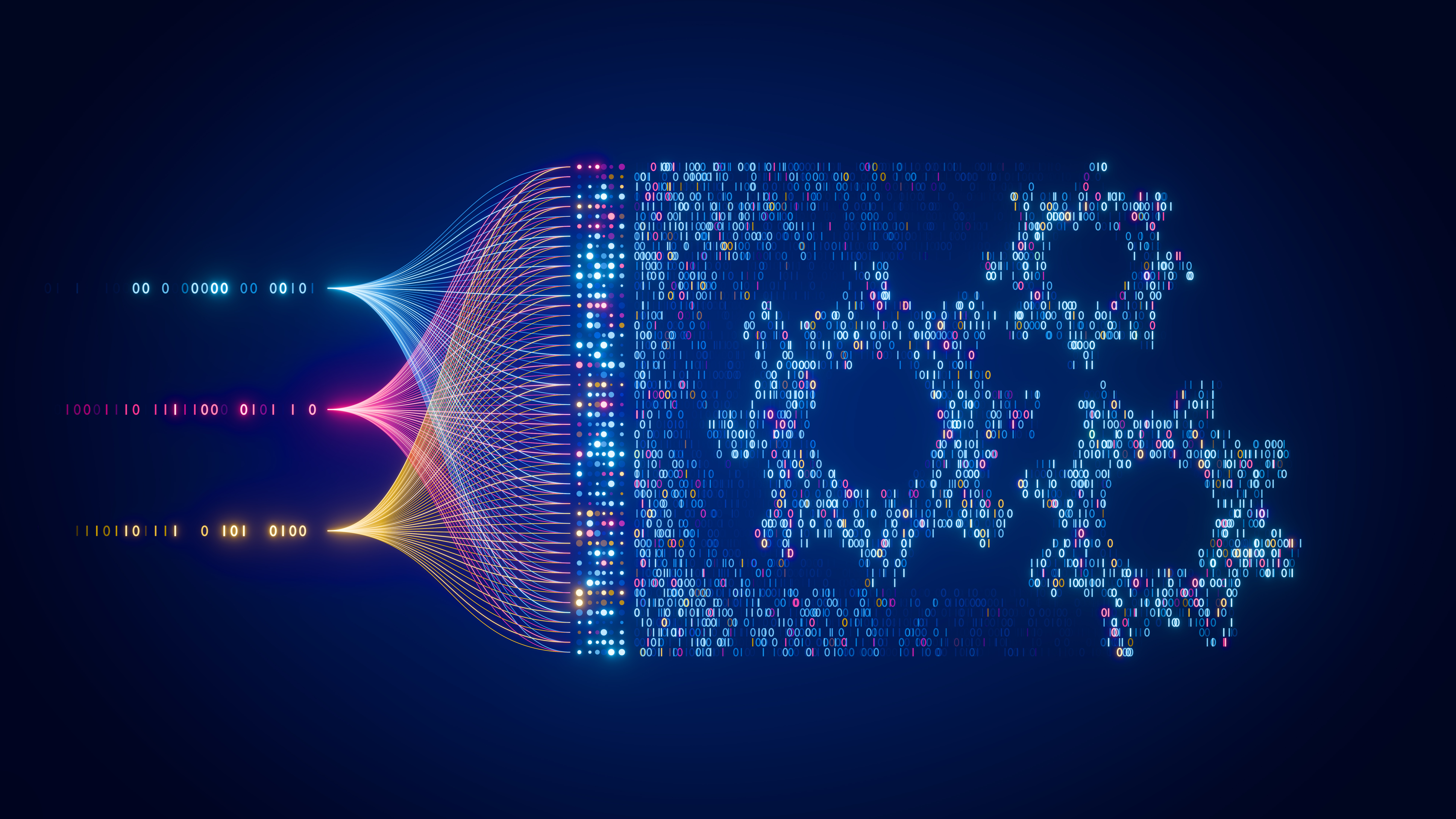 numbers and colors are expanding 