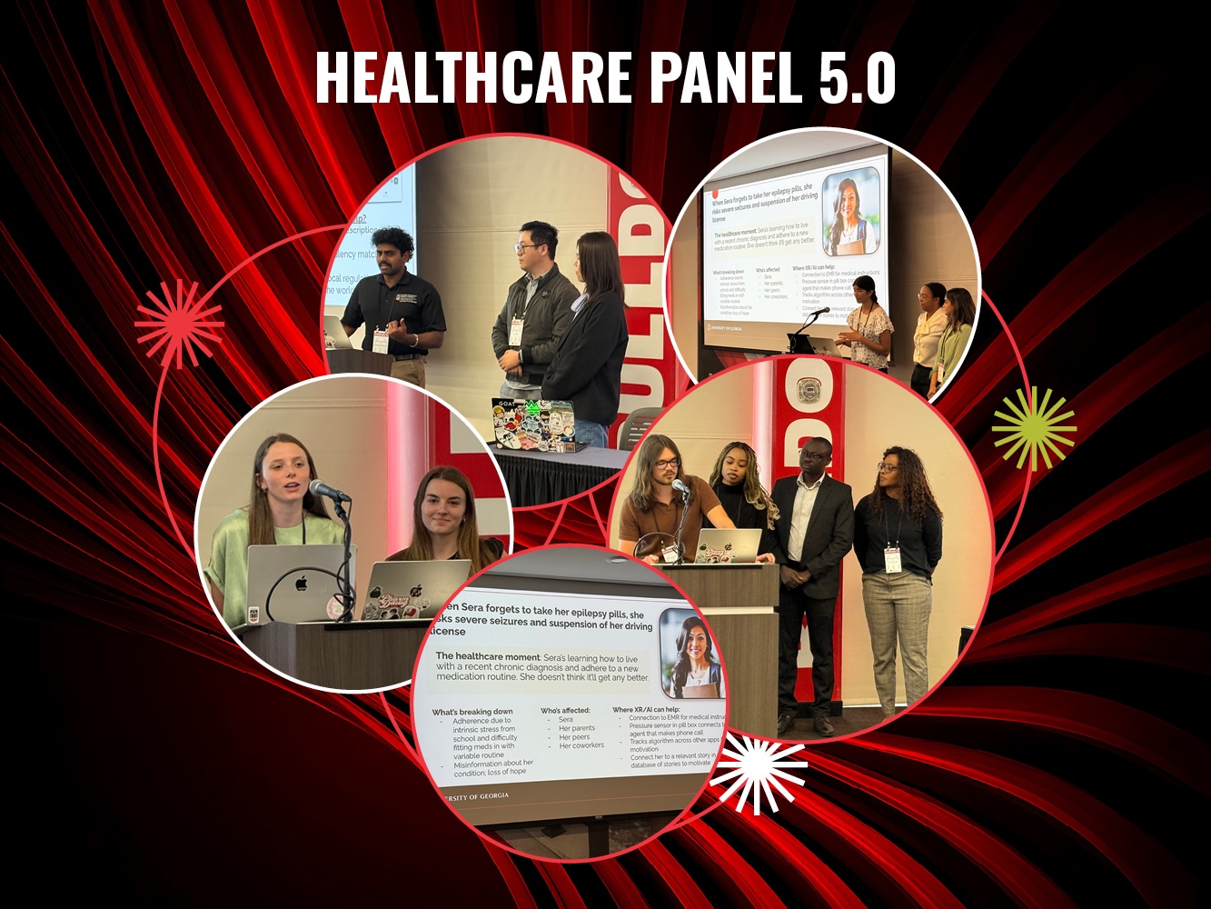Students presenting