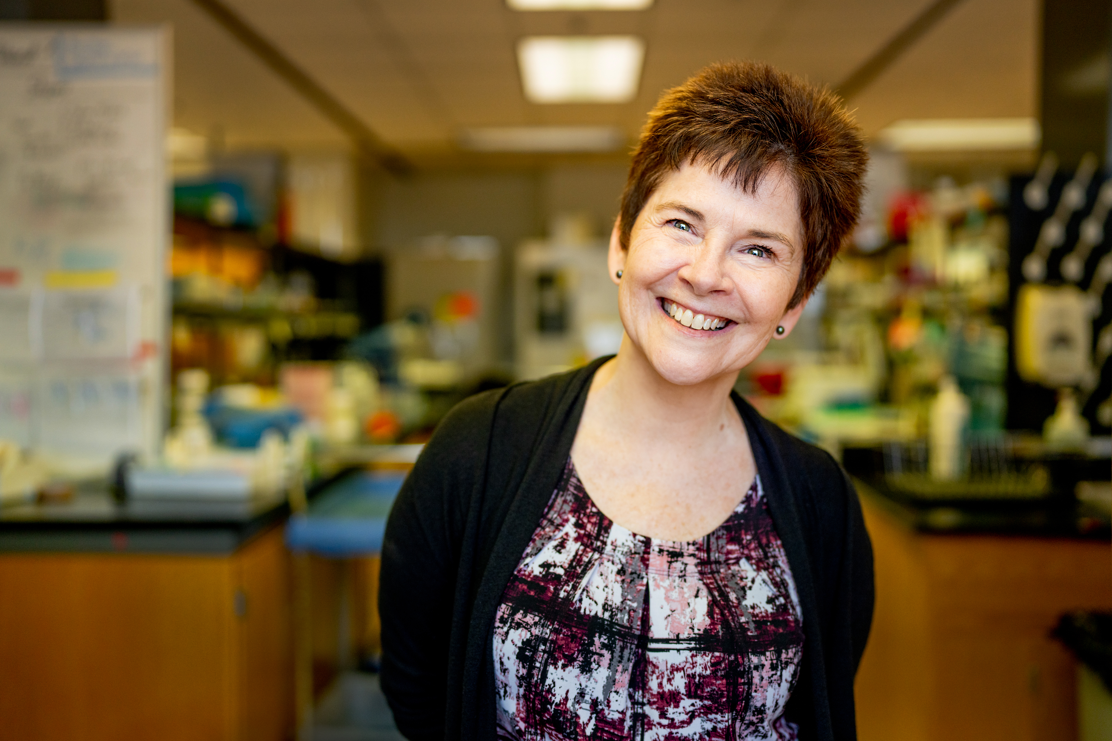 photo of woman in lab