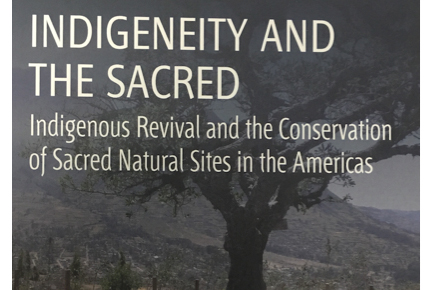 portion of book cover, with photo and text