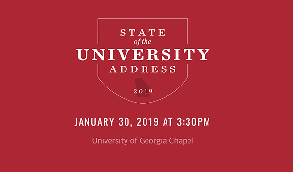 white text graphic on red with state of Georgia shape