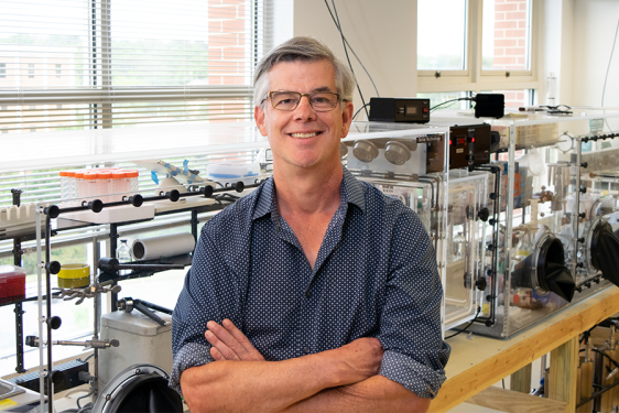 photo of man in laboratory